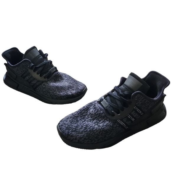 Adidas EQT Cushion ADV Triple Black Mens Size 12.5 Running Sneakers BY9507 RARE! - Picture 3 of 14